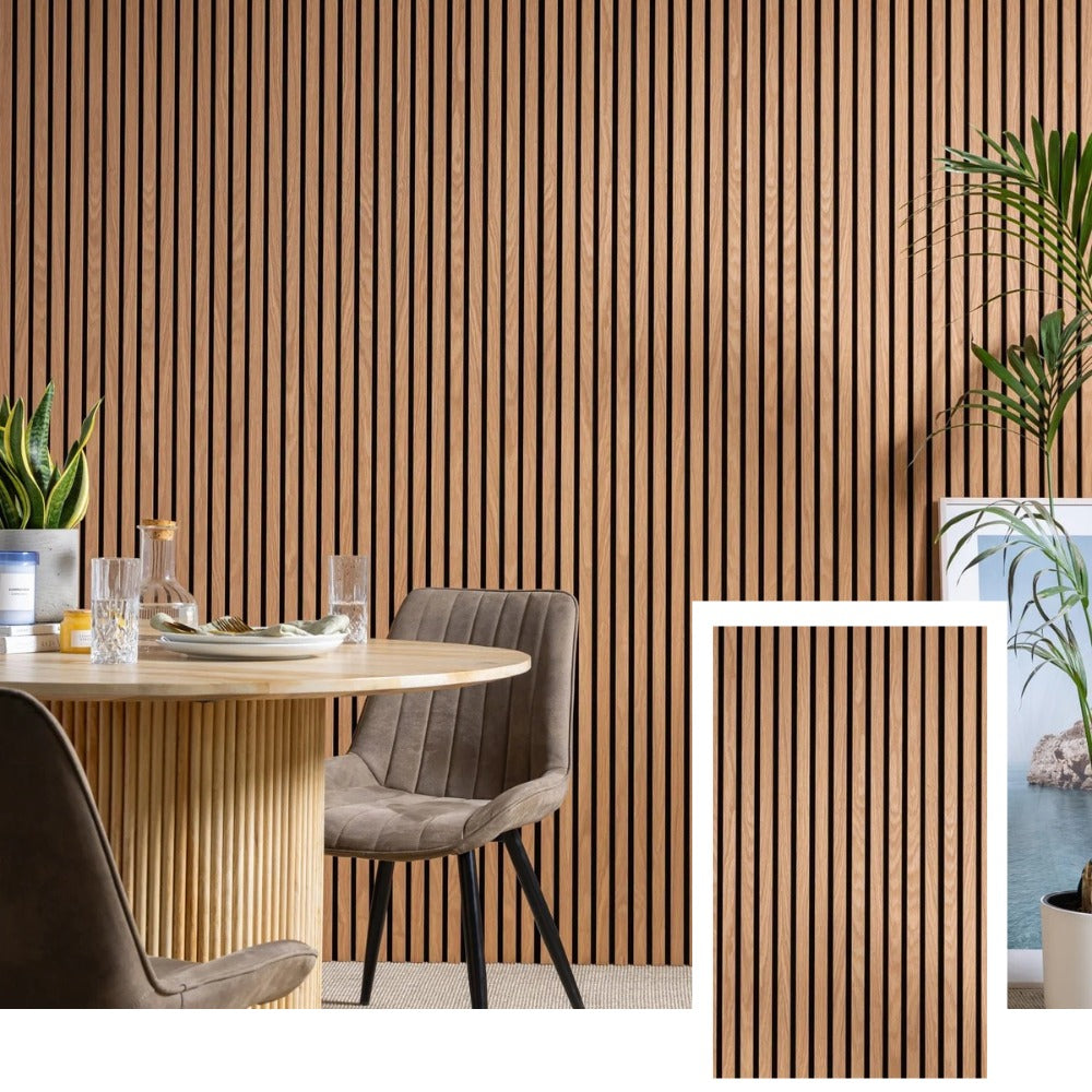 Oakloom™ Artisan Acoustic Wood Panel — Natural Heritage Oak (2.7 × 1.10 m)